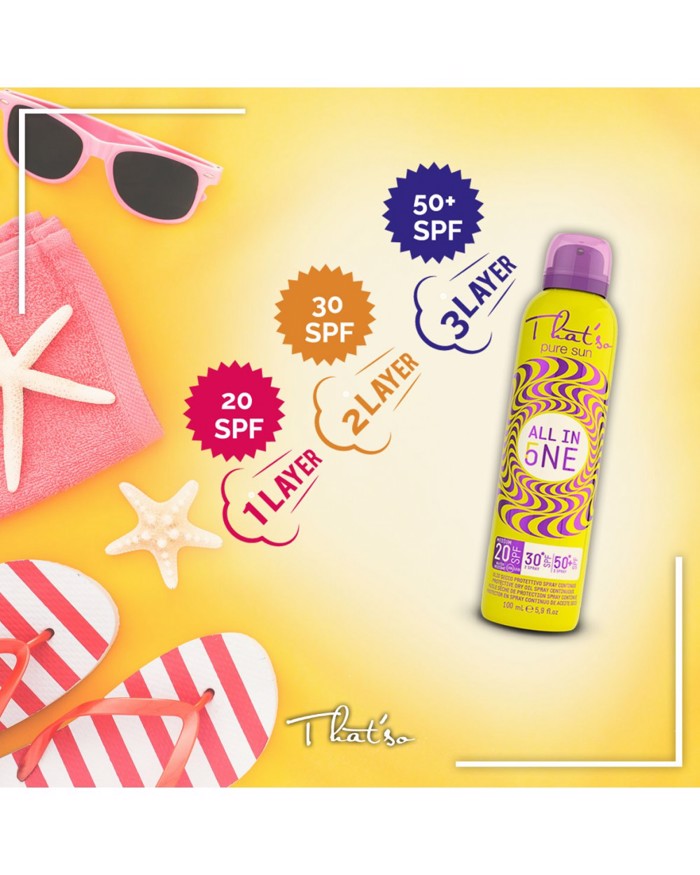 That'so All In One SPF 20/30/50+ Antiiliako Ladi Somatos 100ml
